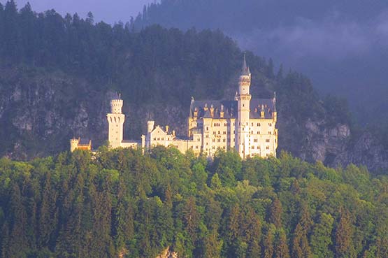 Bild vom Schloss Neuschwanstein